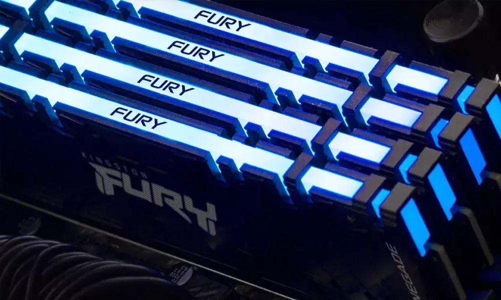 memoria RAM Kingston Fury RGB DDR4 para gaming